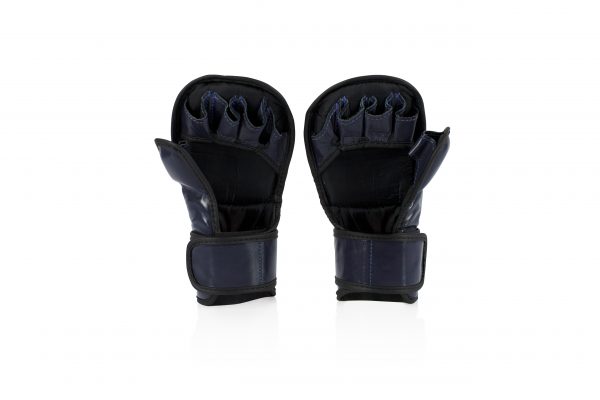 FGV15 Fairtex MMA Blue Sparring Gloves with Double Wrist Wrap Closure