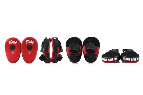Fairtex FMV13 Red/Black Maximized Focus Mitts 