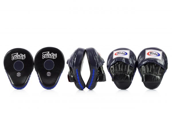 Fairtex FMV9 Black/Blue Contoured Focus Mitts 