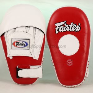 Fairtex FMV8 Red/White Focus Mitts 