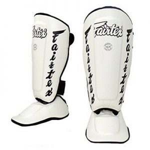 Fairtex-Shin Guard SP7 White