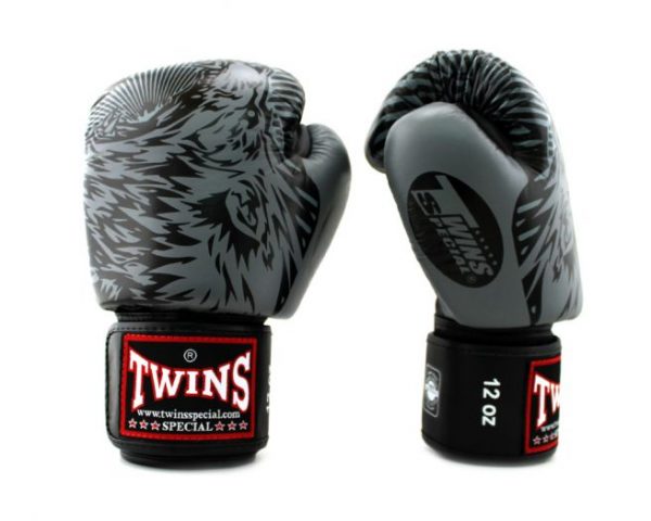 FBGV50 Boxing Gloves Grey Wolf- Twins