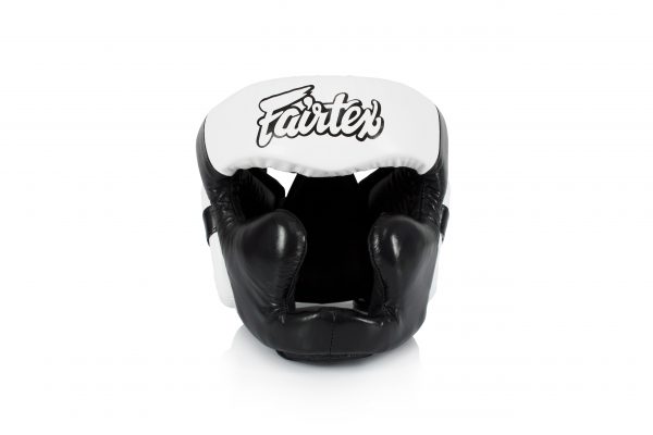 HG13 Fairtex Black White Full Coverage Headguard