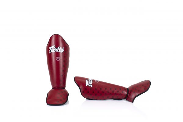 Fairtex Red Shin Pads-SPE5