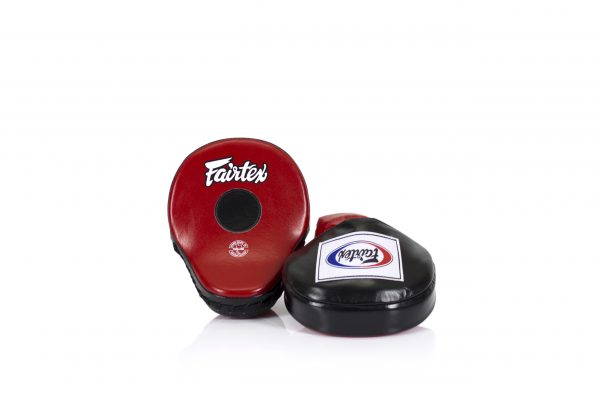 Fairtex FMV9 Black/Red Contoured Focus Mitts 