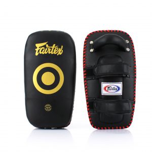 Fairtex-Curved Kick Pads-KPLC5 Black Gold