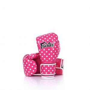 Fairtex Boxing Gloves Micro Fiber Vintage Art Polka Dot BGV14