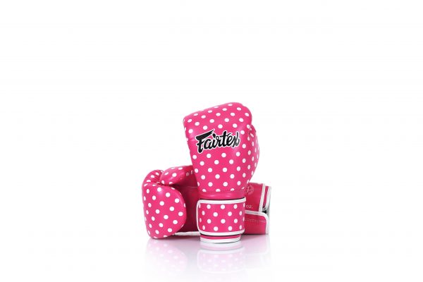 Fairtex Boxing Gloves Micro Fiber Vintage Art Polka Dot BGV14