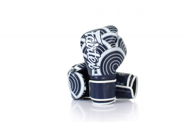 Fairtex Japanese Art Boxing Gloves BGV14 - Navy Blue with White