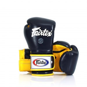 Fairtex Muay Thai Boxing Gloves BGV9 Black Yellow