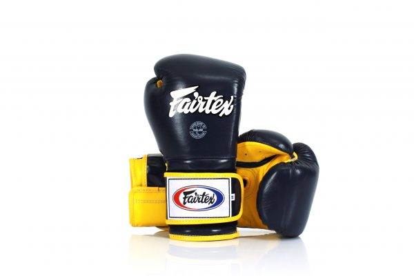 Fairtex Muay Thai Boxing Gloves BGV9 Black Yellow