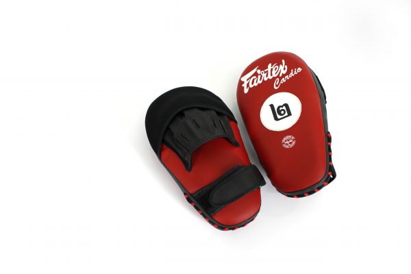 Fairtex FMV12/Black Red Microfiber Pads