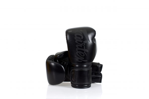 Fairtex BGV14 Muay Thai Boxing Gloves - Super Black