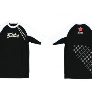 Fairtex Short Sleeves Rashguard-Black/White