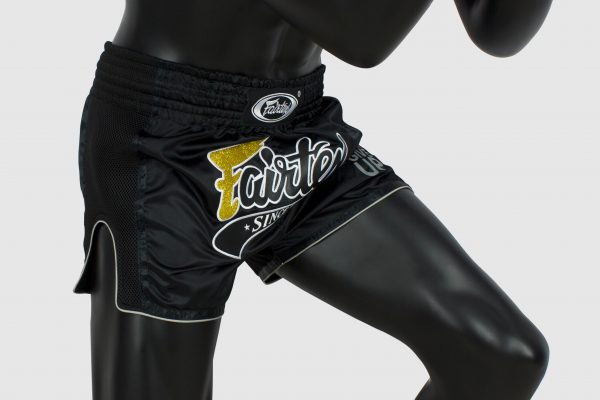 Fairtex Black Slim Cut Shorts