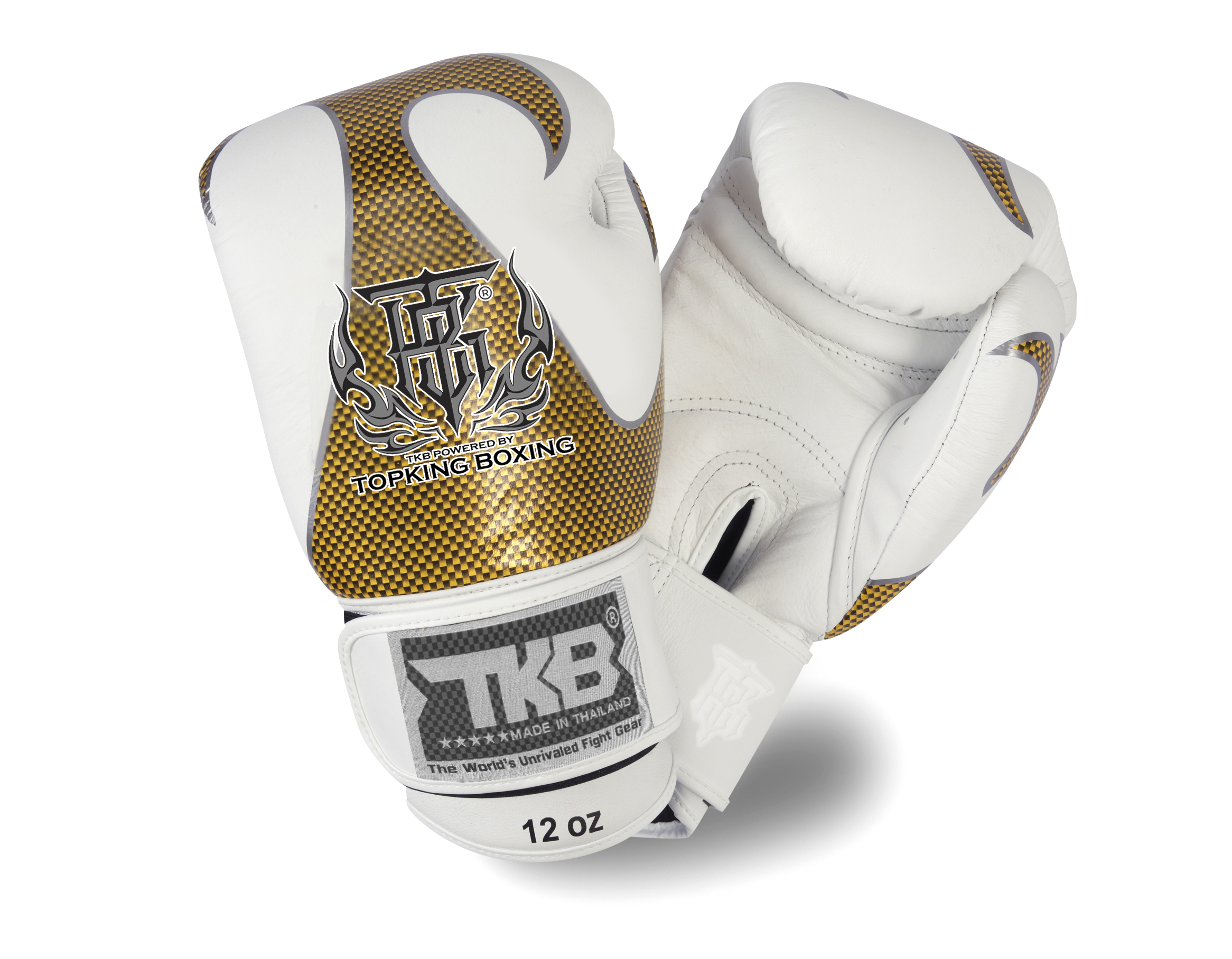 TOP KING BOXING GLOVES TKBGEM-01 EMPOWER 16 OZ GOLD  SPARRING MUAY THAI MMA K1 