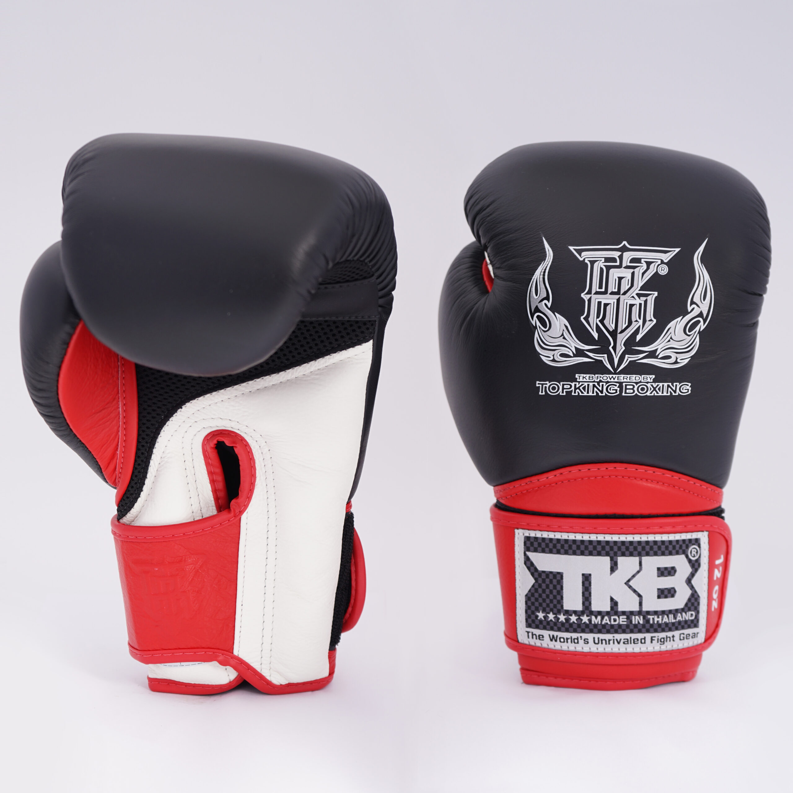 NWT Top King Muay Thai Boxing Gloves TKBGSV Black White Yellow Red Blue 10-16 