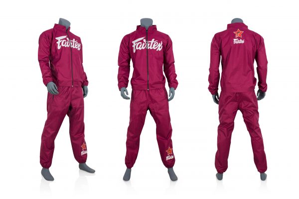 Fairtex Sweat Suit-Red
