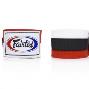 Fairtex HW2 Hand Wraps- White Red