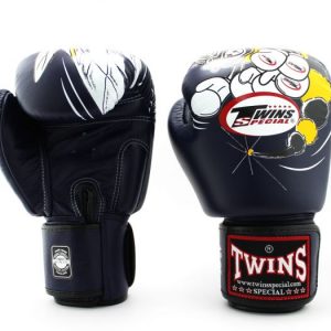 Twins Boxing Gloves-FBGV-15- Black Bee