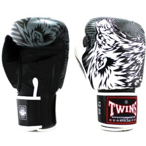 Twins Boxing Gloves - FBGV- 50- Wolf-White
