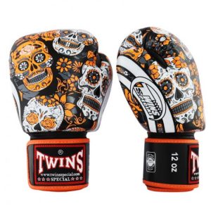 Twins Boxing Gloves-FBGV53-Skull Orange