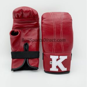 Red Bag Gloves with Open Thumb by K Brand