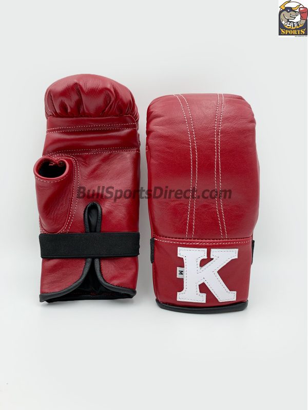 Red Bag Gloves with Open Thumb by K Brand