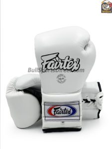 Fairtex BGL7 Pro Training Gloves Mexican Style- White