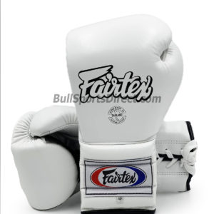 Fairtex BGL7 Pro Training Gloves Mexican Style- White