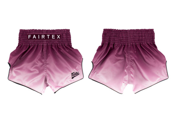 Fairtex-BS1904 Muay Thai Short-Maroon Fade