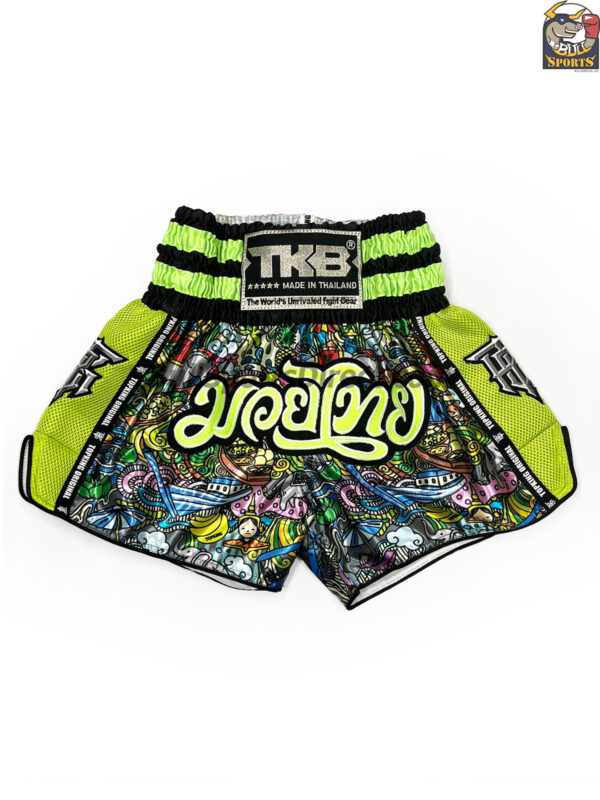 Top King Muay Thai Shorts Green