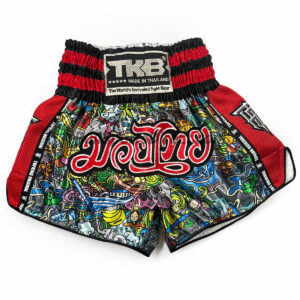 Top King Red Shorts Muay Thai