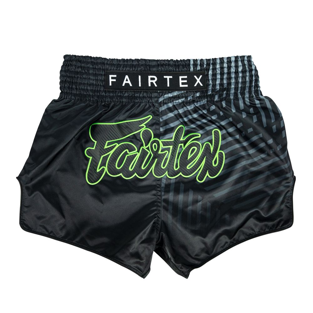 1924.jpg Fairtex Slim Cut Shorts BS1924 Racer Black - Image 1