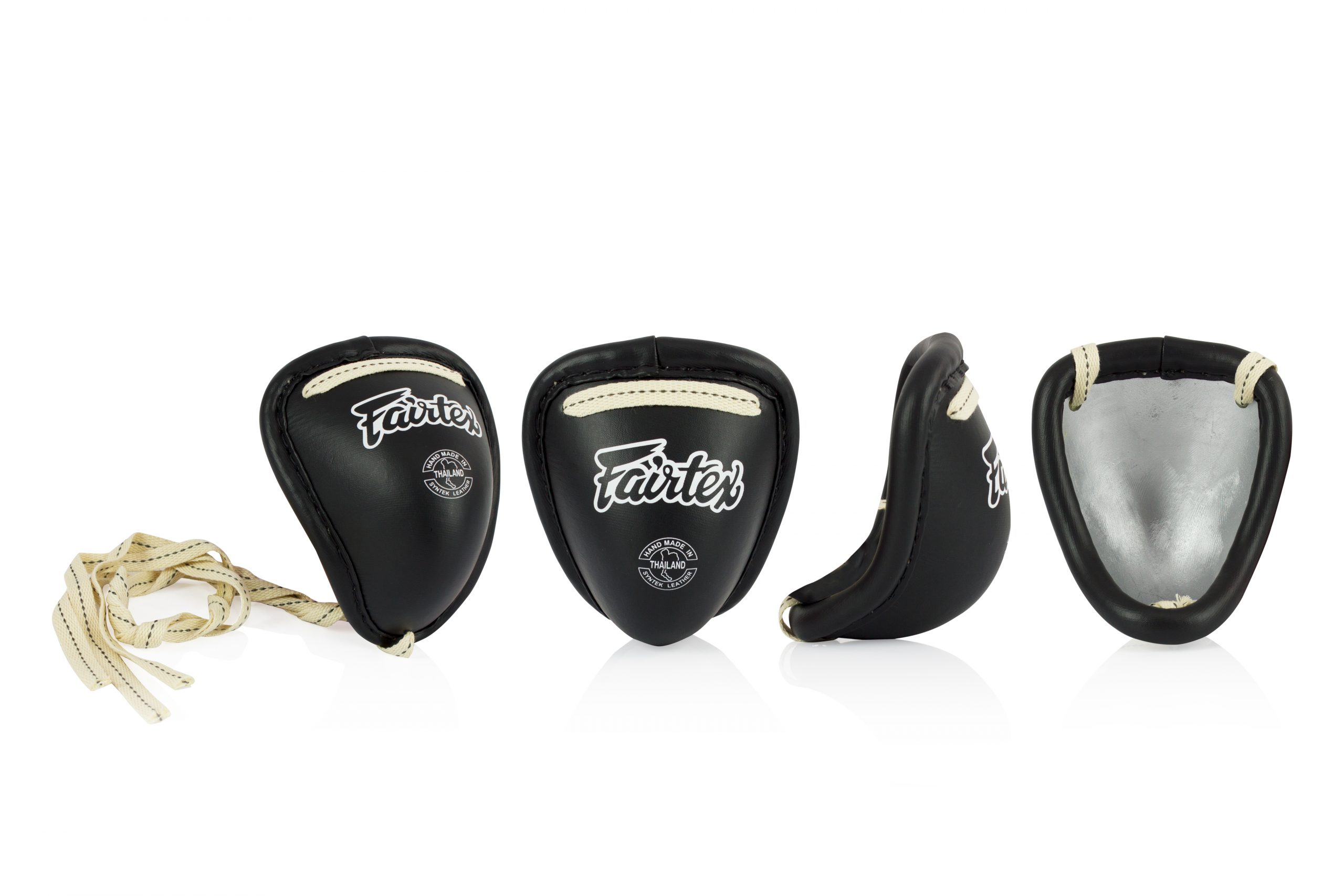 GC2-BLACK-05.jpg Fairtex GC2 Muay Thai steel cups - Image 1
