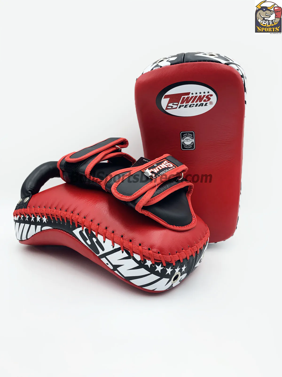Twins-KPL-12 Deluxe Kicking Pads (12) Twins-KPL-12 Red Black
