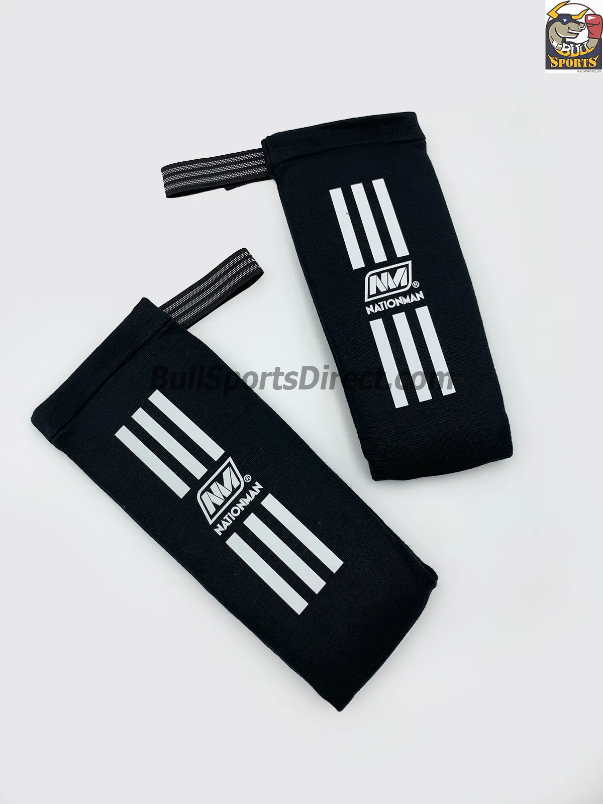 Nationman-Elastic Shin Pads-NMSP Black Nationman Shin Pads Black