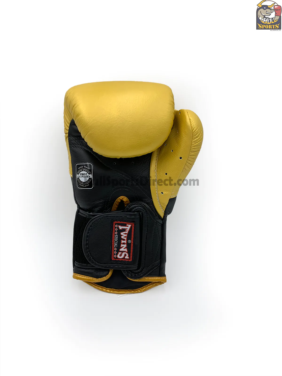 Twins Boxing Gloves – BGVL-6 Black Gold (1) Twins BGVL-6 Black Gold Gloves