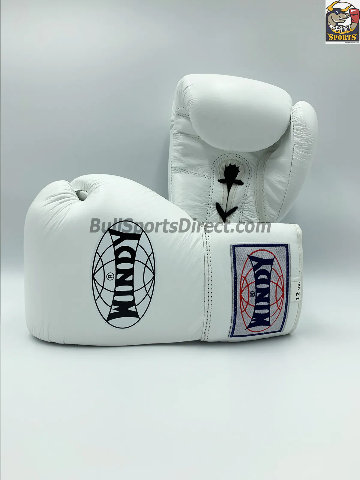 Windy Lace-Up White Boxing Gloves - BGL (2) Windy Muay Thai White Boxing Gloves