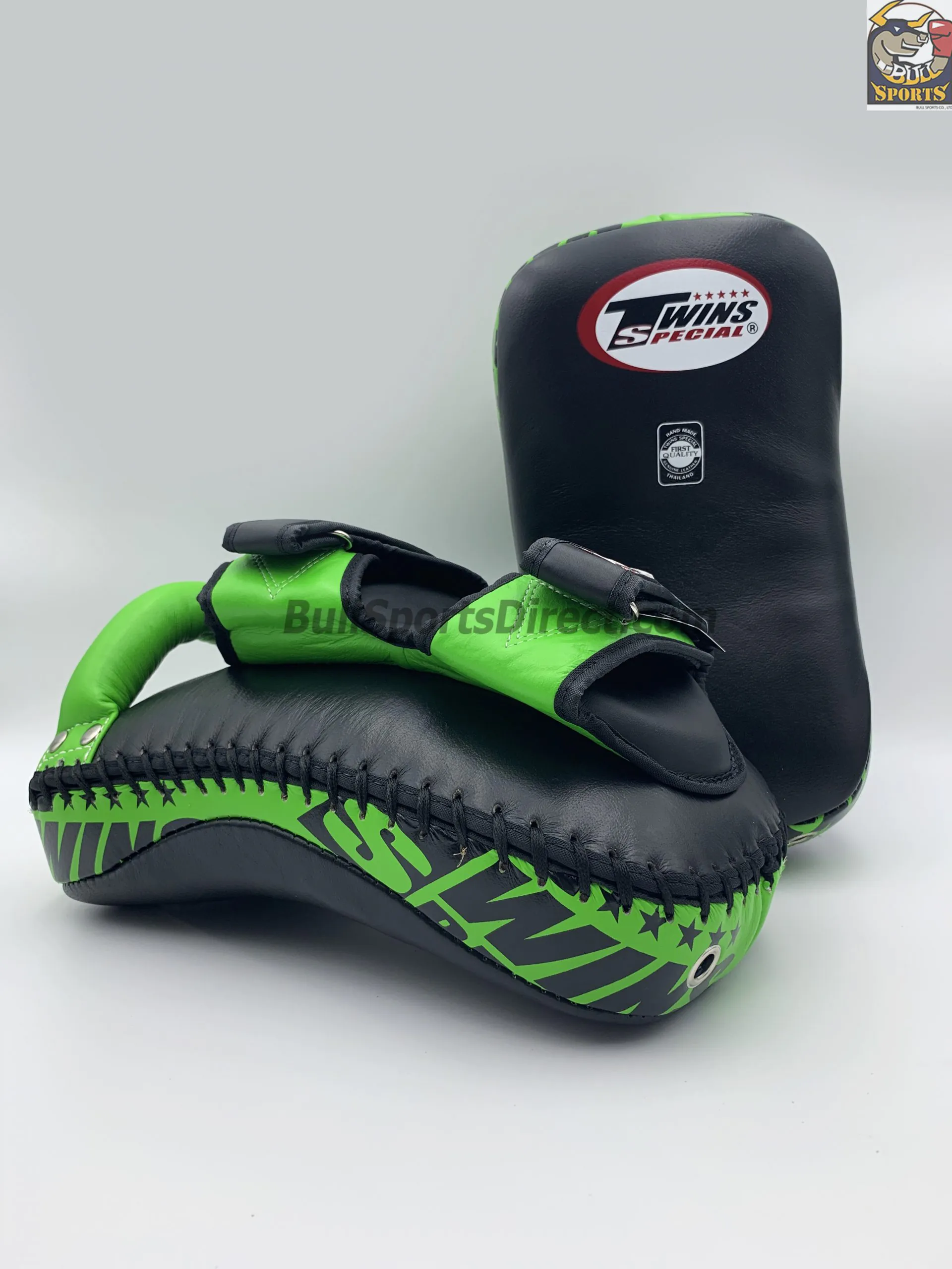Twins-KPL-12 Deluxe Kicking Pads (18) Twins-KPL12 Black Green
