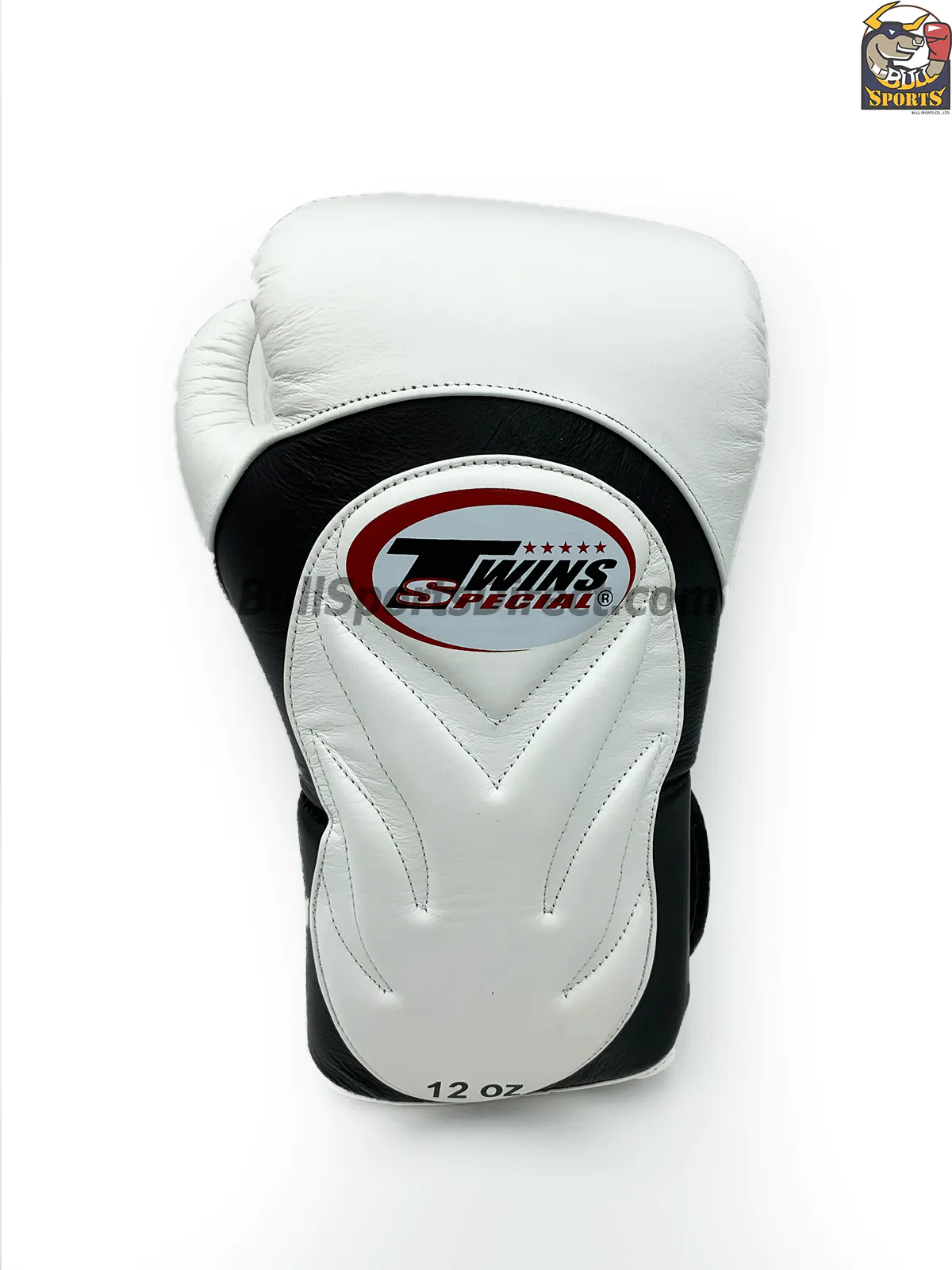 Twins Boxing Gloves – BGVL-6 White Black (7) Twins BGVL-6 White Black Boxing Gloves