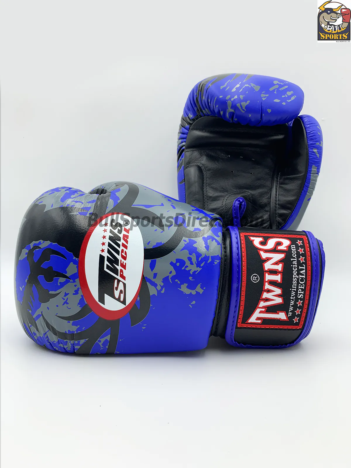 Twins Boxing Gloves-FBGV-36-Dragon Claws (2) Twins FBGV-36-Dragon Claws Blue