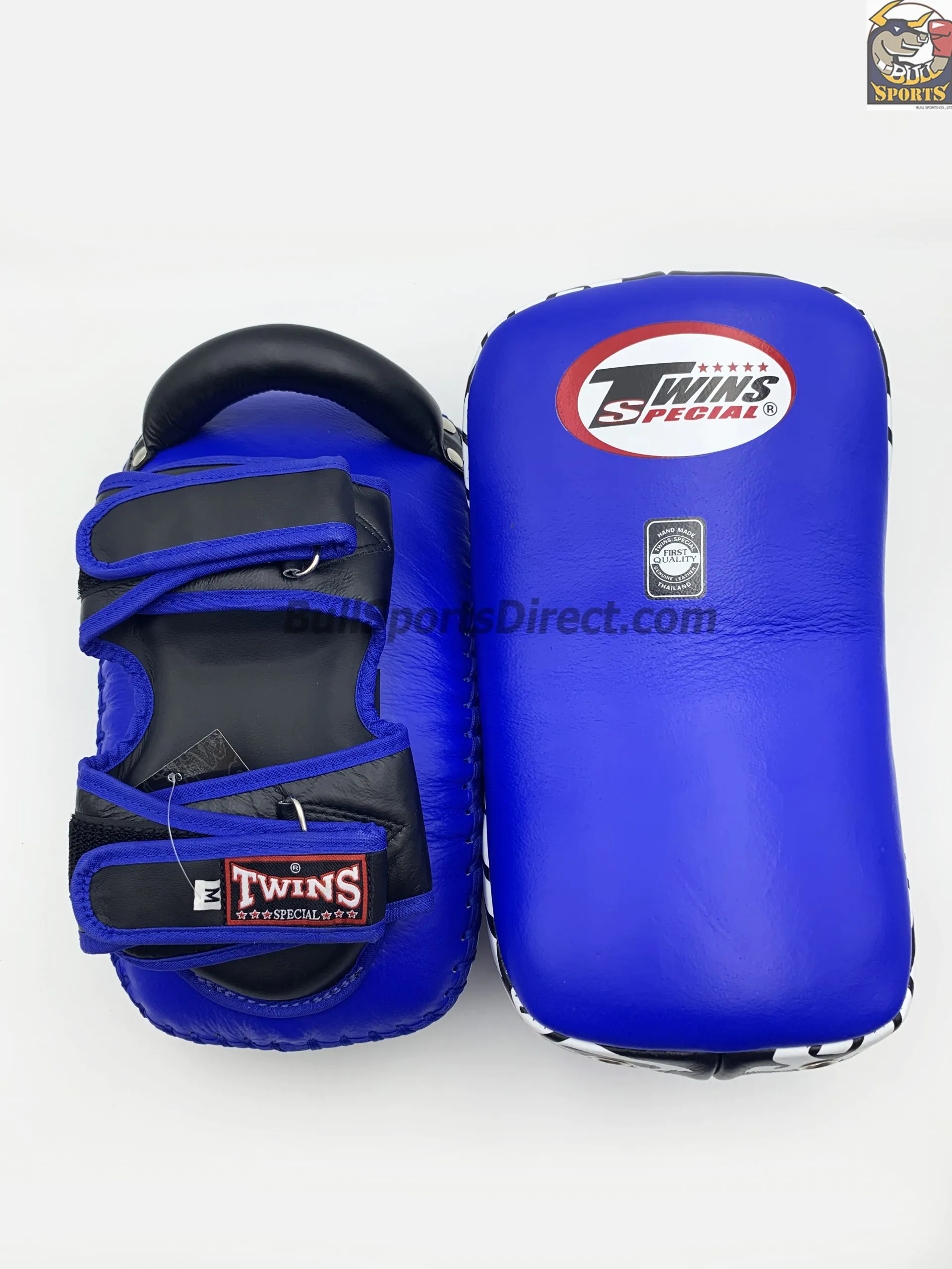 Twins-KPL-12 Deluxe Kicking Pads (21) Twins-KPL-12 Kicking Pads Black Blue