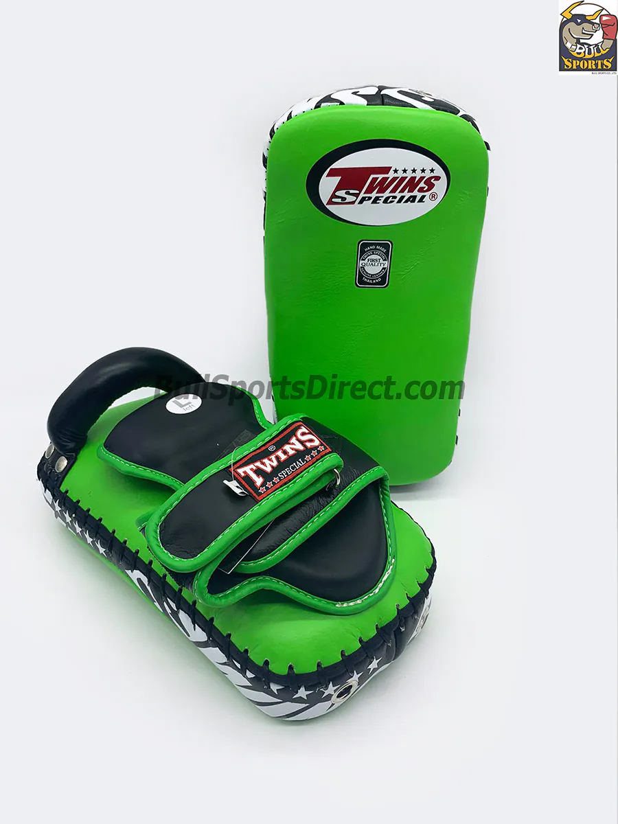 Twins-KPL-12 Deluxe Kicking Pads (39) Twins-KPL12 Green Black