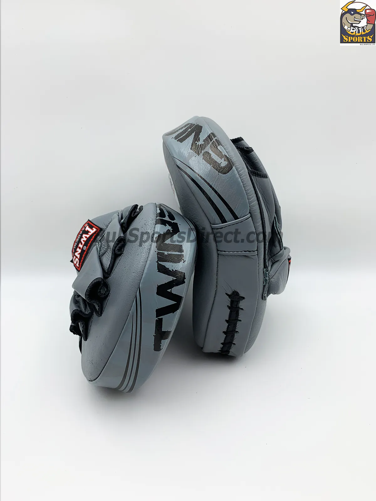 Twins-PML-10 Punching Pads-Curved Twins-PML-10-Grey