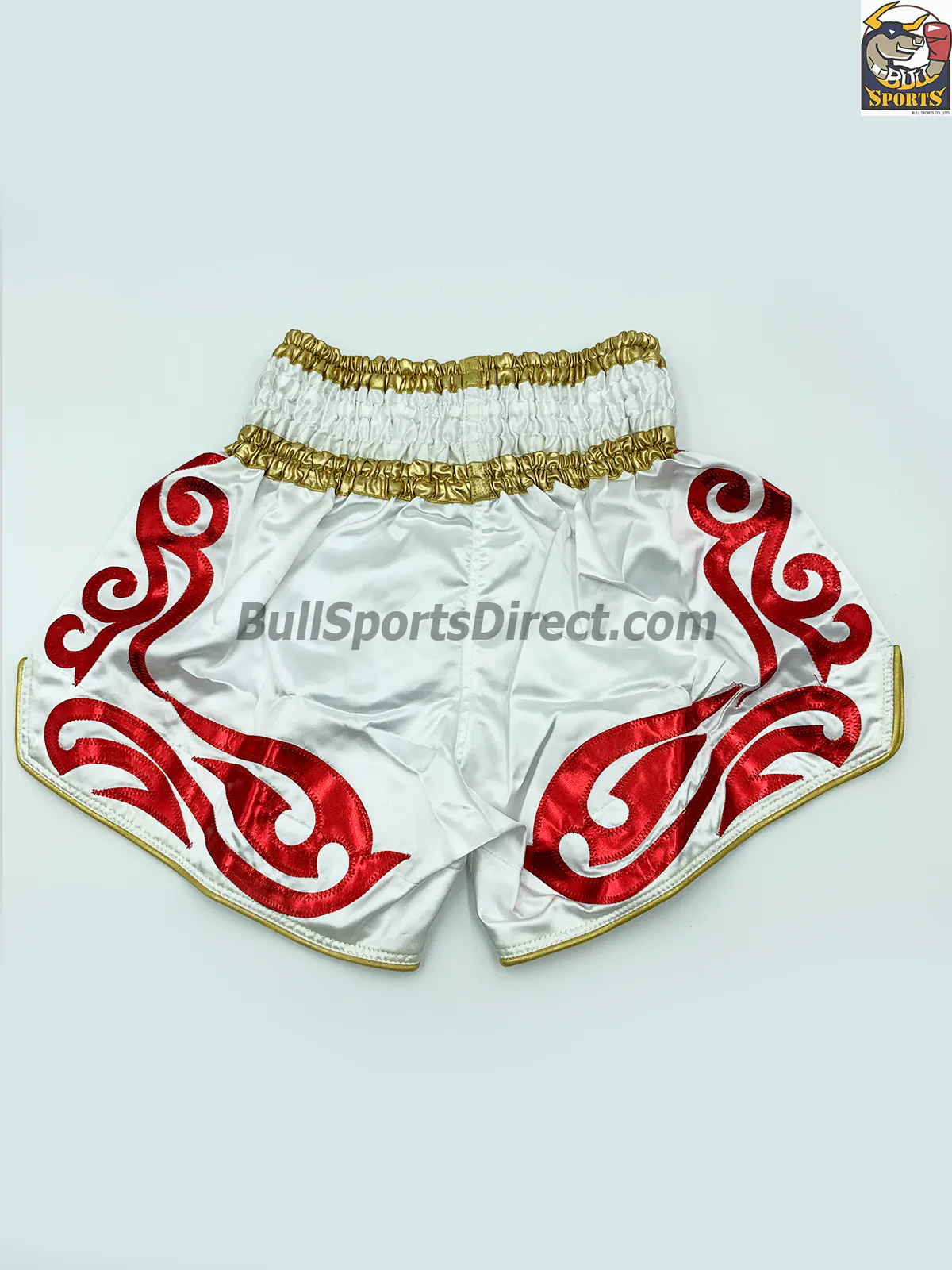 Top King–TKTBS-096 Shorts Top King Muay Thai White Shorts-TKTBS