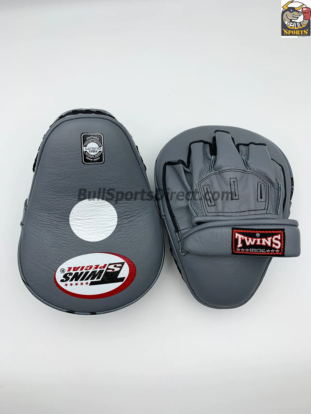 Twins-PML-10 Punching Pads-Curved Twins-PML-10 Punching Pads-Grey