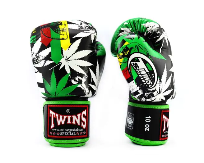 Twins Boxing Gloves-FBGV54-Grass (2) Twins Boxing Gloves FBGV-54 Grass