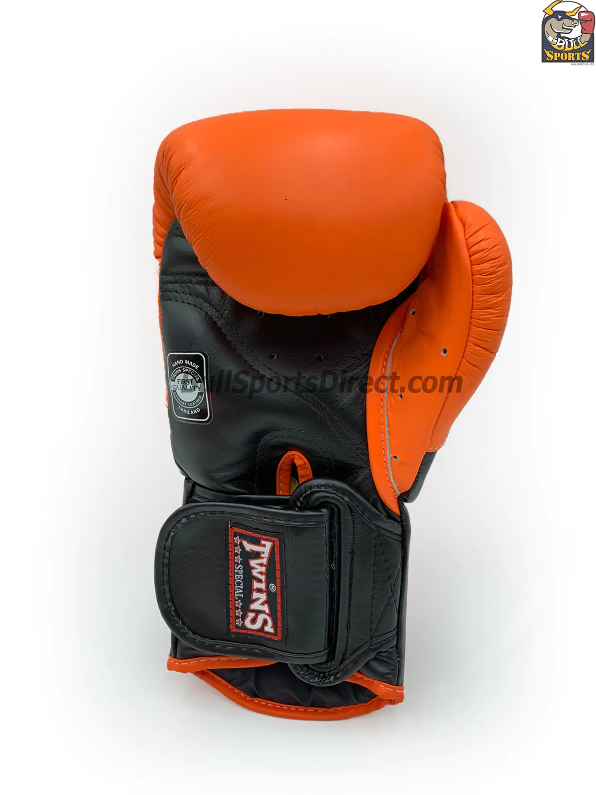 Twins Boxing Gloves – BGVL-6 Black Orange (1) BGVL-6 Black Orange Sparring Gloves