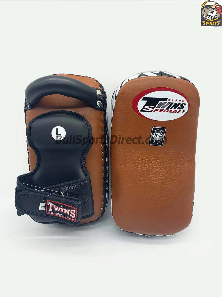 Twins-KPL-12 Deluxe Kicking Pads (43) Twins-KPL-12 Brown Black Deluxe Kicking Pads